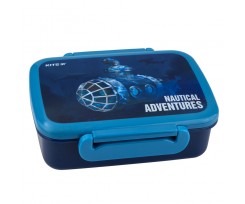 Ланчбокс Kite Adventures 420 мл 15х10х4.7 см синій (K19-160-2)