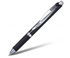 Ручка ролер Pentel автоматична, 0.7 мм, чорний (BLP77-AX)