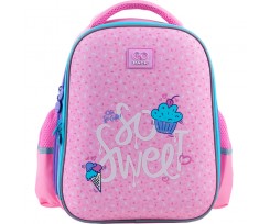Рюкзак шкільний GoPack Education So Sweet 34.5х26х12.5 см 12 л рожевий (GO24-165S-1)
