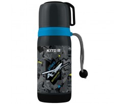 Термос Kite Bayraktar 350 мл чорний (K23-301)