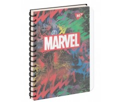 Зошит для записів YES Marvel В6 144 аркуші клітинка асорті (681702)