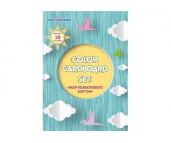 Набор цветного картона Cool for school А4 10 листов (CF05281-04)