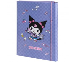 Папка для трудового навчання Kite Kuromi A4 на гумці синя (HK25-213-2)