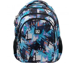 Рюкзак для міста та навчання GoPack Education Teens Pattern 44x32x18 см чорний (GO22-162L-5)