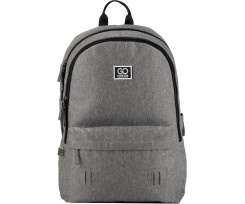Рюкзак GoPack Сity, 43x30x14 см, 20 л, поліестер, сірий (GO20-140L-2)