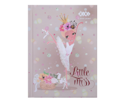 Блокнот Zibi Little Miss А6 64 листа клеточка бежевый (ZB.12714-28)
