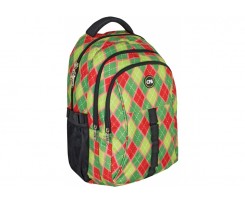 Рюкзак молодежный Cool For School 42x29x13 см 16-25 л зеленый (CF86305)