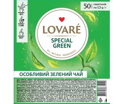 Чай Lovare Special green 50 пакетиків зелений (lv.75459)