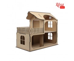 Ляльковий Будиночок ROSA TALENT з балконом МДФ 580х310х530 мм (2873003)
