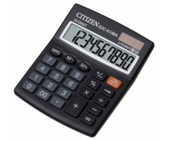 Калькулятор настольный Citizen 100x125x34 мм 10 разрядный пластик черный (SDC 810В)