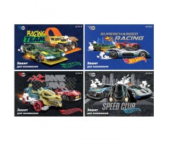 Тетрадь для рисования Kite Hot Wheels А4 12 листов (HW24-241)