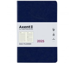Дневник датированный 2025 Axent Partner City Soft А5 368 страниц синий (8821-25-02-A)