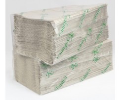 Полотенца бумажные макулатурные Кохавинка V-образные 23х25 см 170 листов серые (kx.50064-grey)