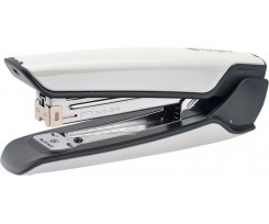 Степлер Kangaro скоби №24/6-26/6 до 30 аркушів пластиковий білий (Nowa-335S metallic white)