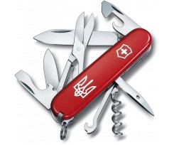 Складаний ніж Victorinox Climber Ukraine 14 функцій червоний (Vx13703_T0010u)