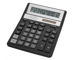 Калькулятор настільний Citizen 158х203х31 мм 12 розрядний пластик чорний (SDC 888XBK)