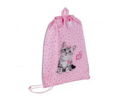 Сумка для обуви Kite Studio Pets 46x33 см розовая (SP25-600M-1)
