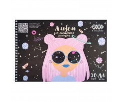 Альбом для рисования ZiBi Dream Girl A4 30 листов на фиолетовой пружине (ZB.1451-07)