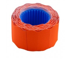 Ценник Buromax 26х12 мм 500 штук фигурный оранжевый (BM.282202-11)