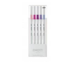 Лайнер Uni Emott Floral Color 0.4 мм 5 кольорів (PEM-SY/5C.07FC)