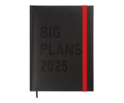 Дневник датированный 2025 Buromax PLANS А5 336 страниц черный (BM.21122-01)