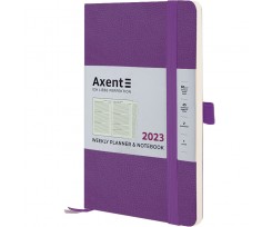 Щотижневик Axent Partner Soft Skin 125x195 мм 96 аркушів фіолетовий (8509-23-11-A)