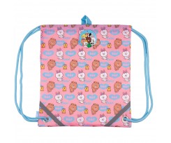Сумка для взуття Yes Line Friends 40x35 см рожевий (533448)