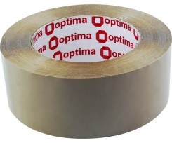 Стрічка клейка Optima пакувальна 48 мм х 160 м коричнева (O45323)