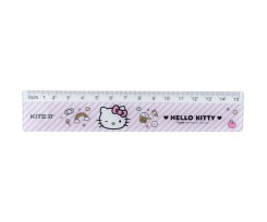 Линейка пластиковая Kite Hello Kitty 15 см розовая (HK22-090)