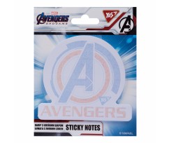 Папір з клейким шаром Yes Avengers 10.4 х 9.3 см 40 аркушів (170271)
