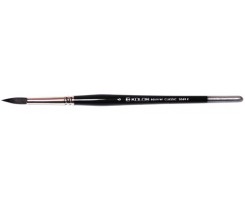 Пензлик KOLOS Classic 3049R білка кругла № 4 коротка ручка (4230490R04)