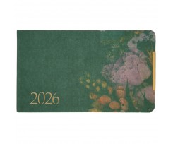 Щотижневик датований 2026 Leo Planner Bloom 10х17 см 128 сторінок зелений (252714)