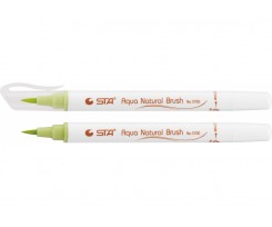 Маркер-пензлик Sta Aqua Natural Brush лимонно зелений (STA3700-43)