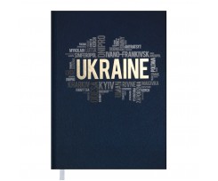 Щоденник недатований Buromax Ukraine A5 288 аркушів синій (BM.2021-02)