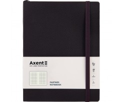 Книга записна Axent Partner Soft L А4 96 аркушів клітинка чорна (8615-01-A)