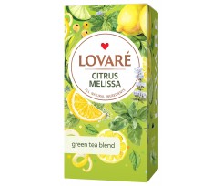 Чай Lovare Citrus Melissa 24 пакетики зелений (lv.76845)