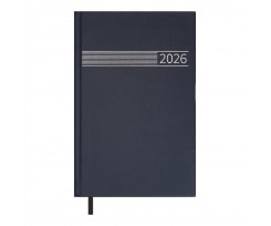 Дневник датированный 2026 Buromax Time A5 320 страниц синий (BM.21168-02)