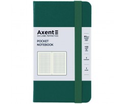 Книга записная Axent Partner 95x140 мм 96 листов клеточка зеленый лес (8301-61-A)