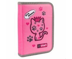 Пенал твердий Smart Meow 13х21х3 см рожевий (533276)