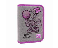Пенал жесткий Yes Minnie Mouse 13х21х3 см серый (533113)