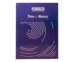 Книга обліку Buromax Time Is Money А4 96 аркушів клітинка синя (BM.2400-102)