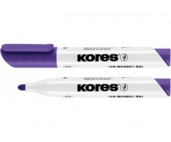 Маркер Kores для белых досок 1-3 мм фиолетовый (K20836)