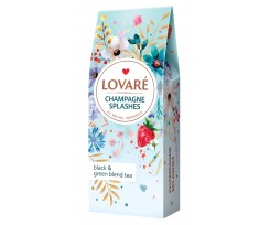 Чай Lovare Shampagne splashes 80 г лист бленд чорного та зеленого (lv.01892)