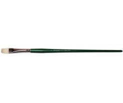 Кисточка KOLOS Classic 2402F щетина плоская № 4 длинная ручка (4224020F04)