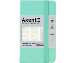 Щотижневик датований Axent Pocket Strong 2022 А6- 96 аркушів м'ятний (8508-22-44-A)