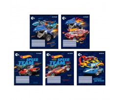 Зошит шкільний Kite Hot Wheels 12 аркушів лінія (HW22-234)
