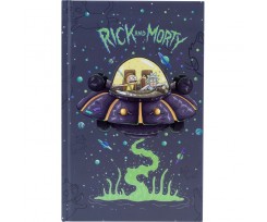 Книга записна Kite Rick and Morty А6 80 аркушів клітинка (RM22-199-2)