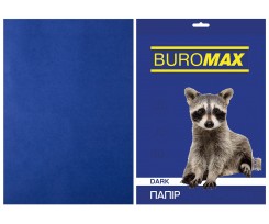 Бумага цветная Buromax Dark А4 50 листов темно-синий (BM.2721450-02)