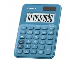 Калькулятор настольный Casio 10 разрядный 120x85.5x19.4 мм голубой (MS-7UC-BU-S-EC)