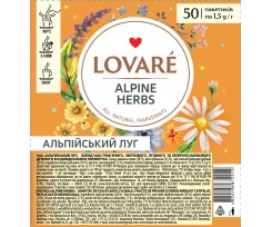 Чай Lovare Alpine herbs 50 пакетиков травяной (lv.72212)